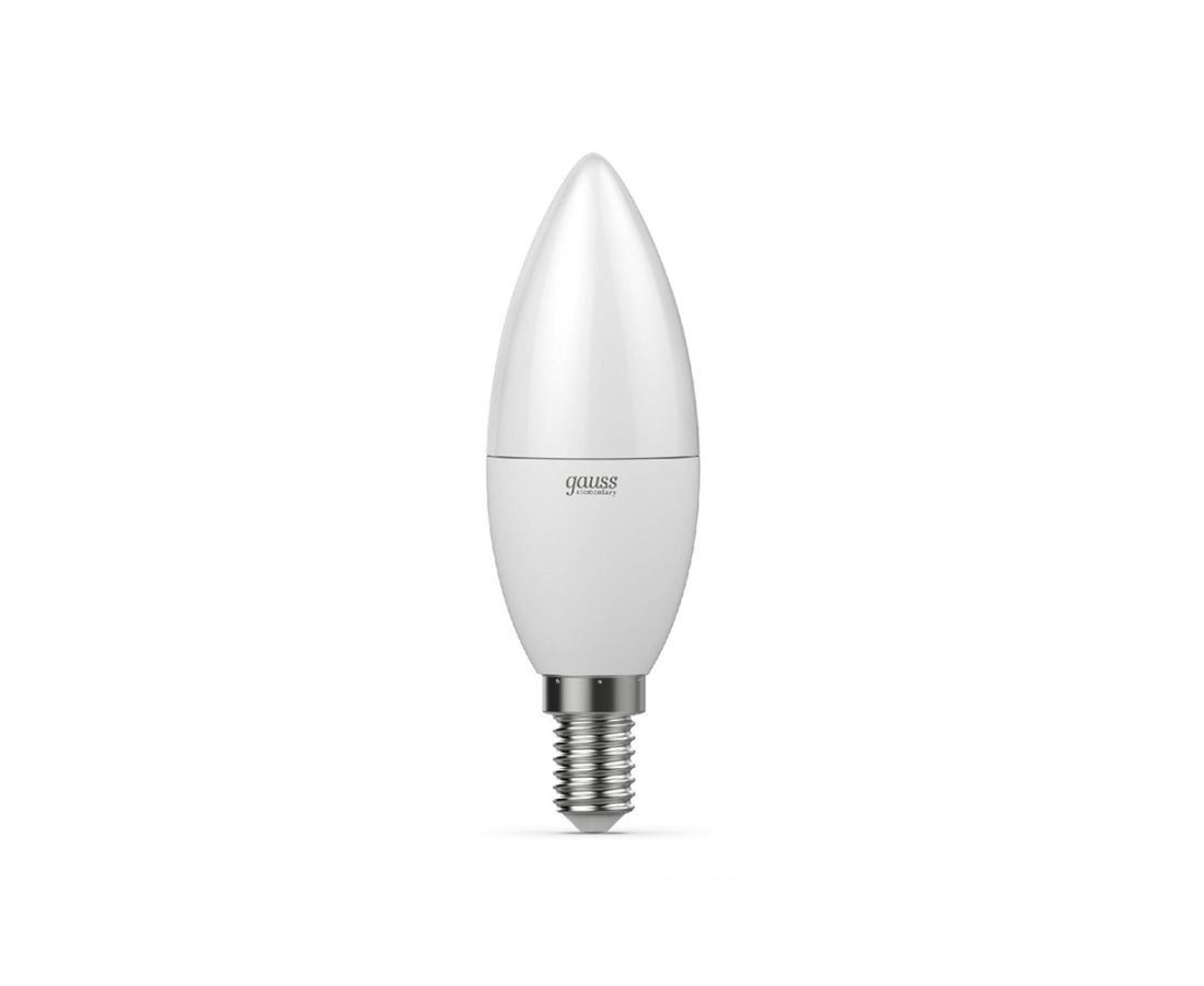 LED ნათურა Elementary Candle 12W 950lm 6500K Е14 Gauss — ნათურა და ვაზნა
